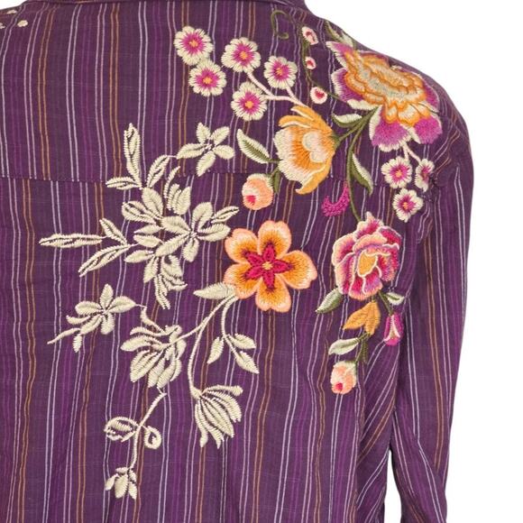 Johnny Was Pearl Snap Button Up - Picture 6 of 10